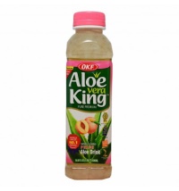 PEACH ALOE VERA DRINK 500ML ALOE VERA KING